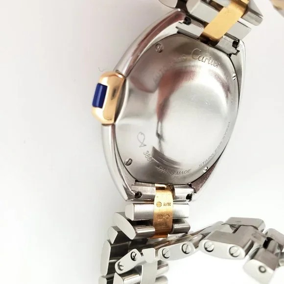 Sold on our website Cartier Clé De Stainless Steel Gold 31mm Automatic Watch - Picture 9 of 14